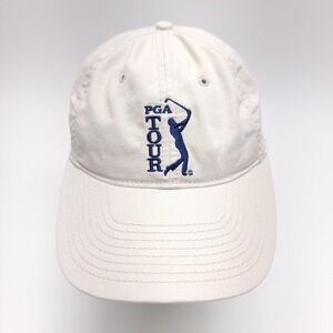 PGA TOUR Golf‎ Hat Strapback  Off White Baseball Cap Golfing